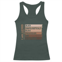 Melanin Pride Racerback Tank Top Yes I'm Mixed With Black TS09