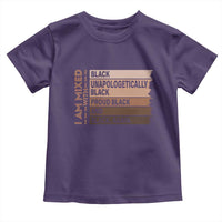 Melanin Pride Toddler T Shirt Yes I'm Mixed With Black TS09