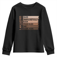 Melanin Pride Youth Sweatshirt Yes I'm Mixed With Black TS09