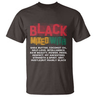 Funny Black Pride T Shirt Yes I'm Mixed With Black