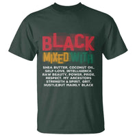 Funny Black Pride T Shirt Yes I'm Mixed With Black