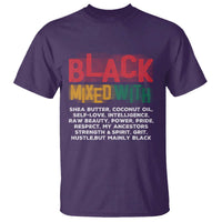 Funny Black Pride T Shirt Yes I'm Mixed With Black