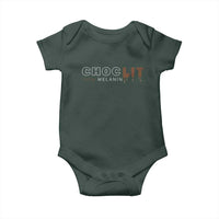 Black Pride Baby Onesie Choclit 100% Melanin African American