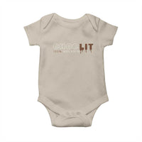 Black Pride Baby Onesie Choclit 100% Melanin African American