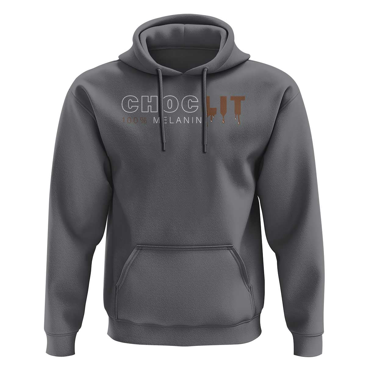 Black Pride Hoodie Choclit 100% Melanin African American