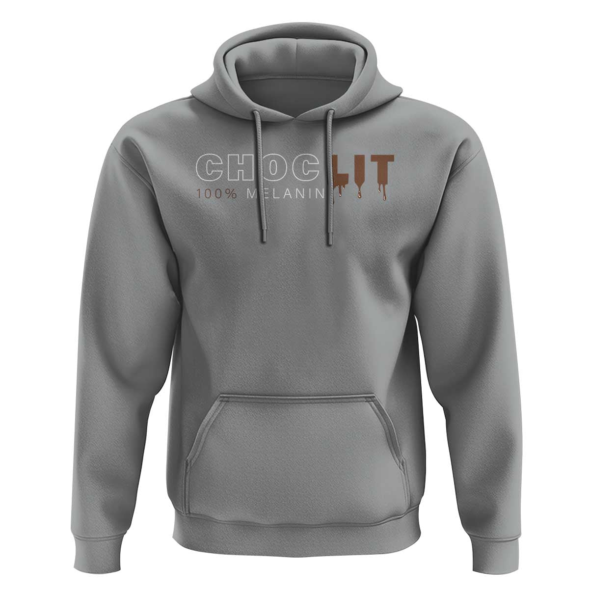 Black Pride Hoodie Choclit 100% Melanin African American