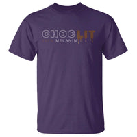 Black Pride T Shirt Choclit 100% Melanin African American