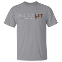 Black Pride T Shirt Choclit 100% Melanin African American