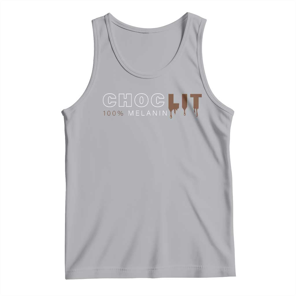 Black Pride Tank Top Choclit 100% Melanin African American