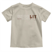 Black Pride Toddler T Shirt Choclit 100% Melanin African American