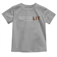 Black Pride Toddler T Shirt Choclit 100% Melanin African American