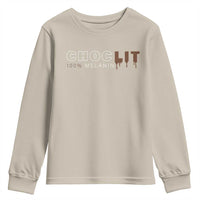 Black Pride Youth Sweatshirt Choclit 100% Melanin African American