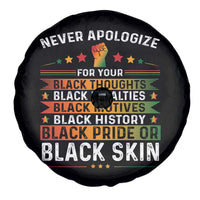 Black Pride Spare Tire Cover Never Apologize For Your Blackness Black History Month