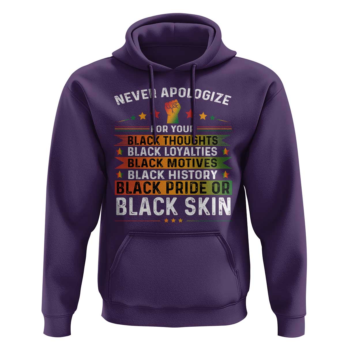 Black Pride Hoodie Never Apologize For Your Blackness Black History Month