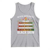Black Pride Tank Top Never Apologize For Your Blackness Black History Month