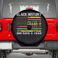 Black History Month Spare Tire Cover Live It Learn It Make It African American