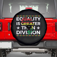 Black History Month Spare Tire Cover Equality Is Greater Than Division