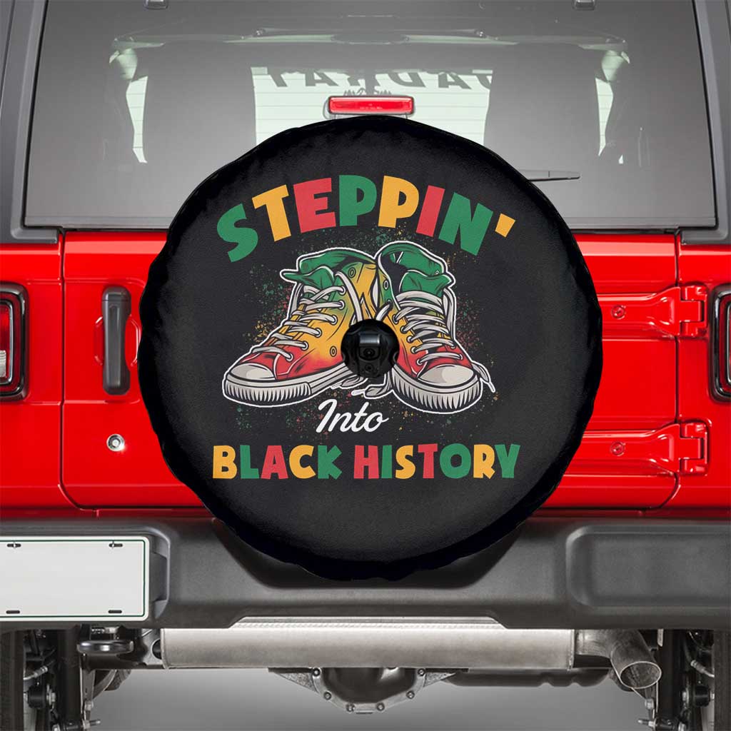 Stepping Into Black History Month Spare Tire Cover