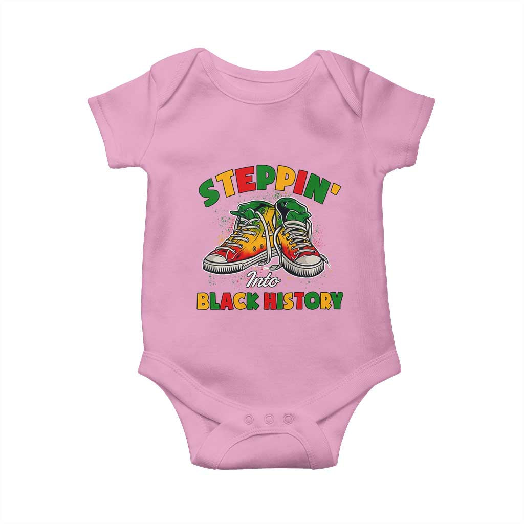 Stepping Into Black History Month Baby Onesie