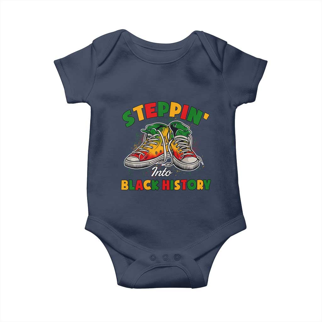 Stepping Into Black History Month Baby Onesie