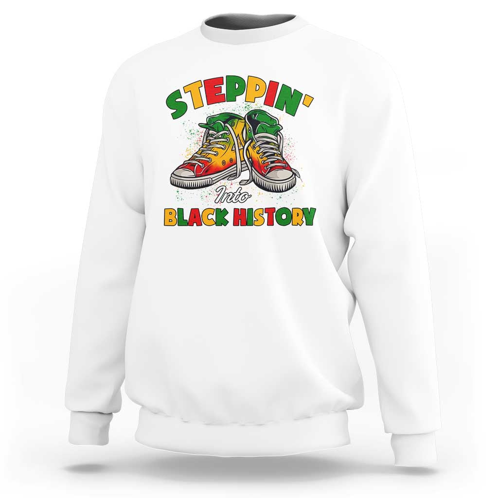 Stepping Into Black History Month Sweatshirt