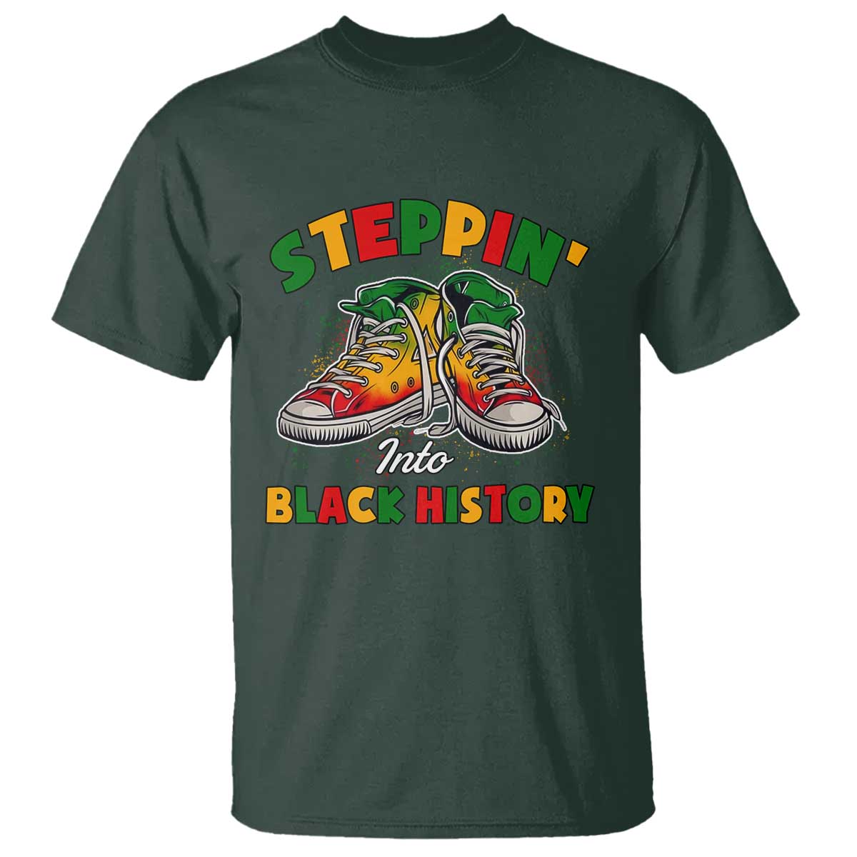 Stepping Into Black History Month T Shirt