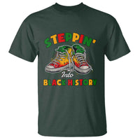 Stepping Into Black History Month T Shirt