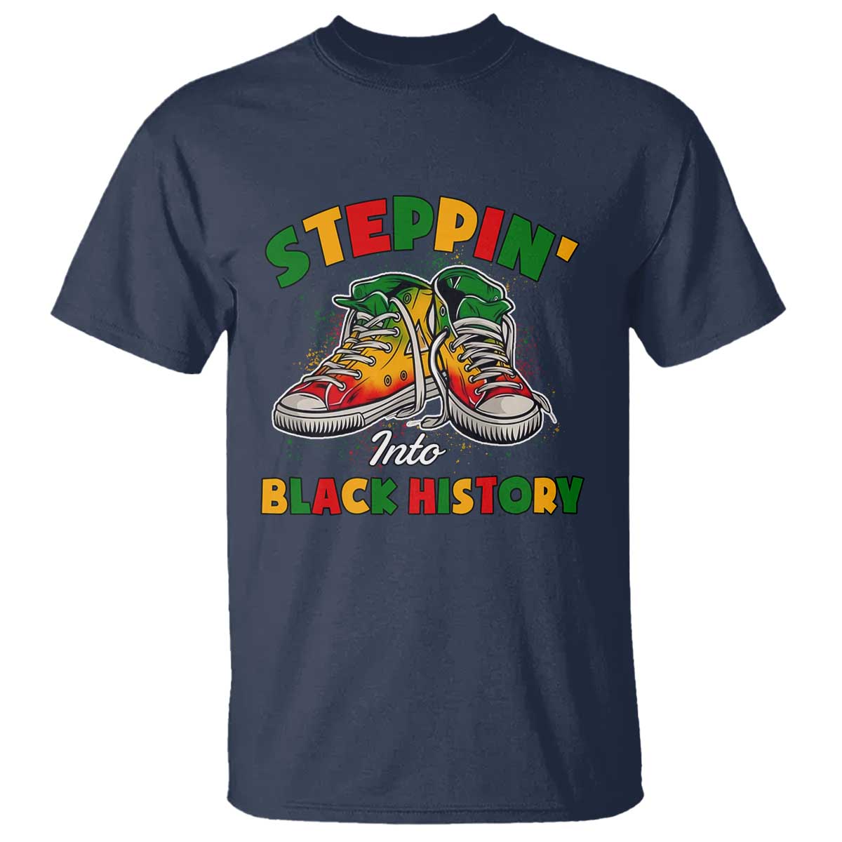 Stepping Into Black History Month T Shirt