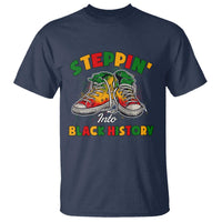 Stepping Into Black History Month T Shirt