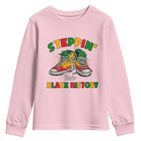 Stepping Into Black History Month Youth Sweatshirt