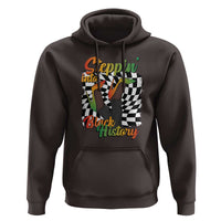 Stepping Into Black History Month Hoodie African American Women Melanin Pride