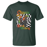 Stepping Into Black History Month T Shirt African American Women Melanin Pride