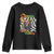 Stepping Into Black History Month Youth Sweatshirt African American Women Melanin Pride