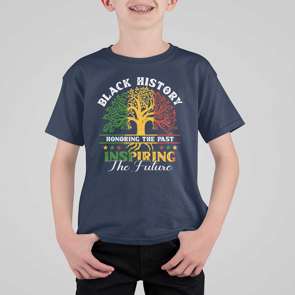 Black History T Shirt For Kid Honoring The Past Inspiring The Future