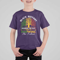 Black History T Shirt For Kid Honoring The Past Inspiring The Future
