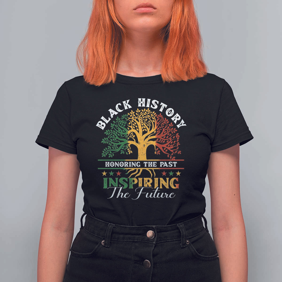 Black History T Shirt For Women Honoring The Past Inspiring The Future