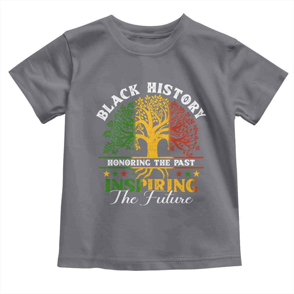 Black History Toddler T Shirt Honoring The Past Inspiring The Future