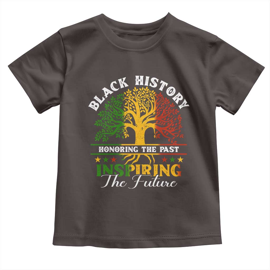 Black History Toddler T Shirt Honoring The Past Inspiring The Future