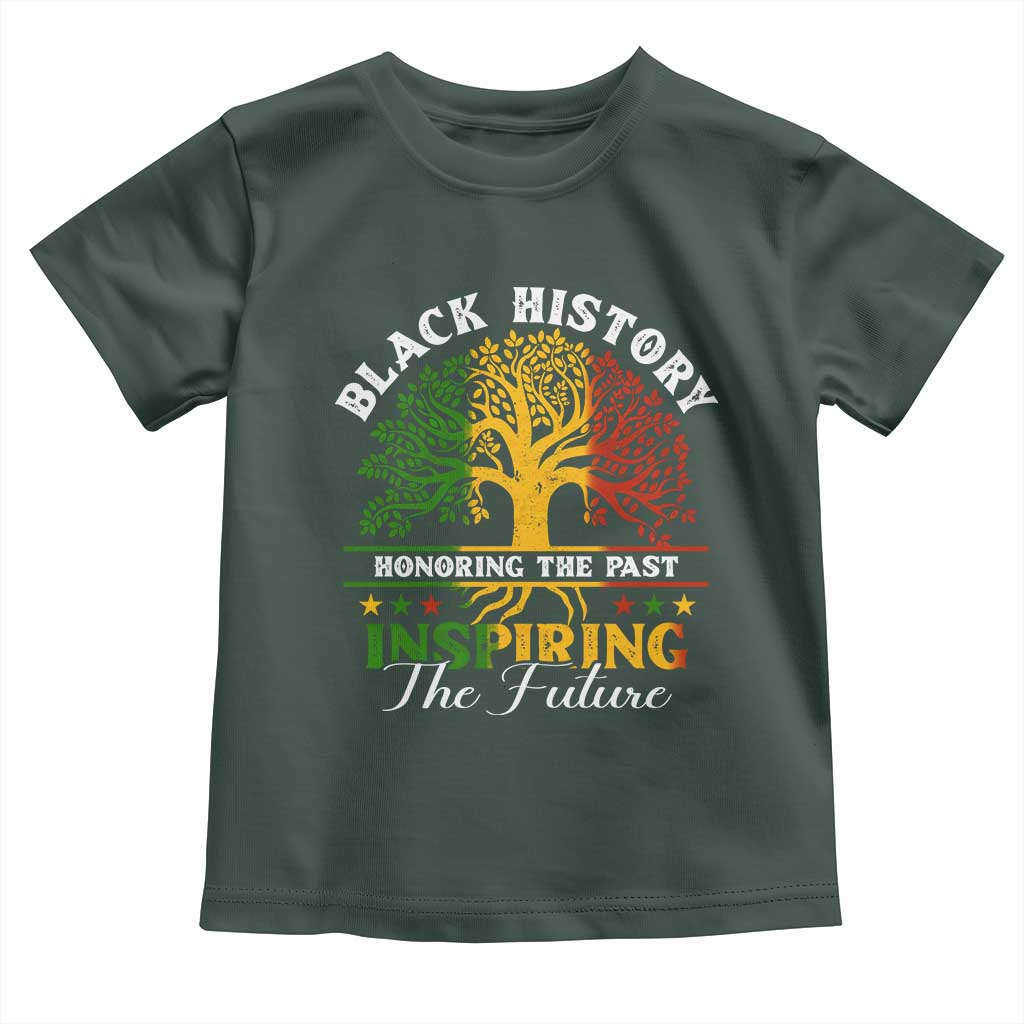 Black History Toddler T Shirt Honoring The Past Inspiring The Future