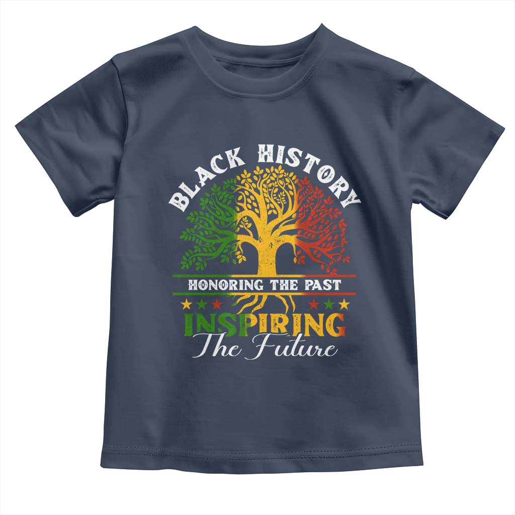 Black History Toddler T Shirt Honoring The Past Inspiring The Future