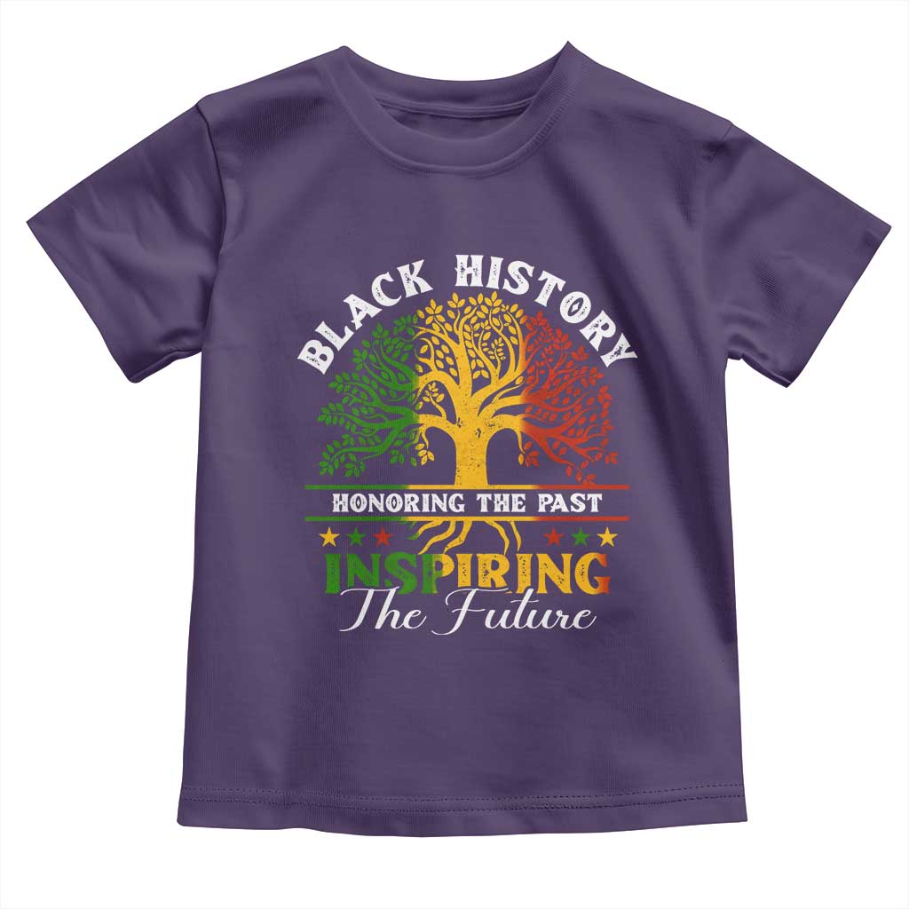 Black History Toddler T Shirt Honoring The Past Inspiring The Future