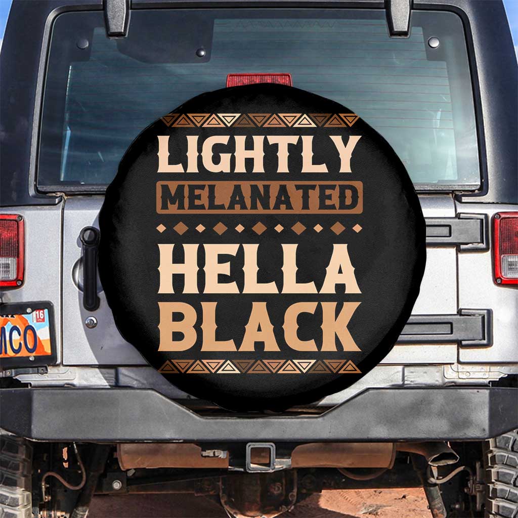 Melanin African Pride Spare Tire Cover Lightly Melanated Hella Black Black History