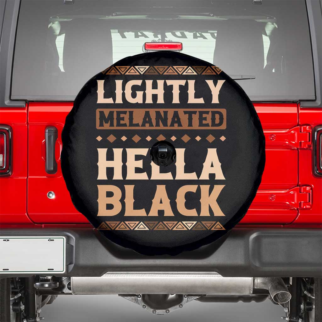 Melanin African Pride Spare Tire Cover Lightly Melanated Hella Black Black History
