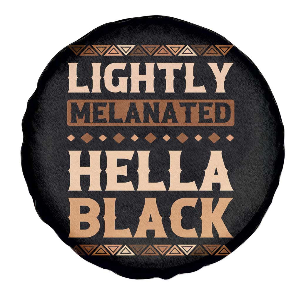 Melanin African Pride Spare Tire Cover Lightly Melanated Hella Black Black History