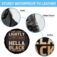 Melanin African Pride Spare Tire Cover Lightly Melanated Hella Black Black History