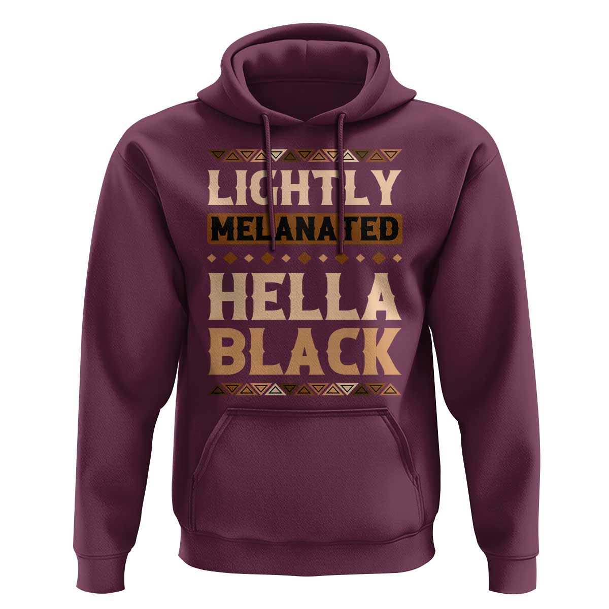 Melanin African Pride Hoodie Lightly Melanated Hella Black Black History