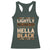 Melanin African Pride Racerback Tank Top Lightly Melanated Hella Black Black History