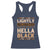Melanin African Pride Racerback Tank Top Lightly Melanated Hella Black Black History