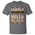 Melanin African Pride T Shirt Lightly Melanated Hella Black Black History