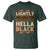 Melanin African Pride T Shirt Lightly Melanated Hella Black Black History